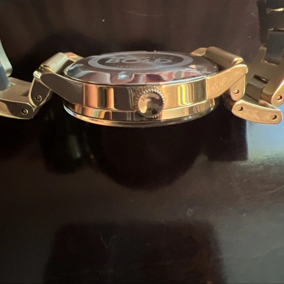 Movado Bold Evolution Two Tone Gold and Silver Stainless Steel Water Resistant - Picture 11 of 16